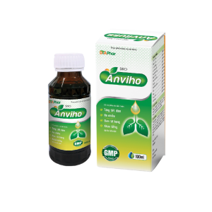 Siro Anviho xanh chai