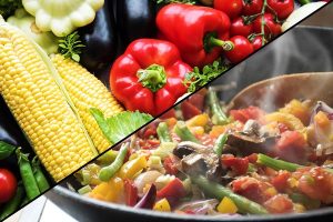 chọn rau chín hay sống