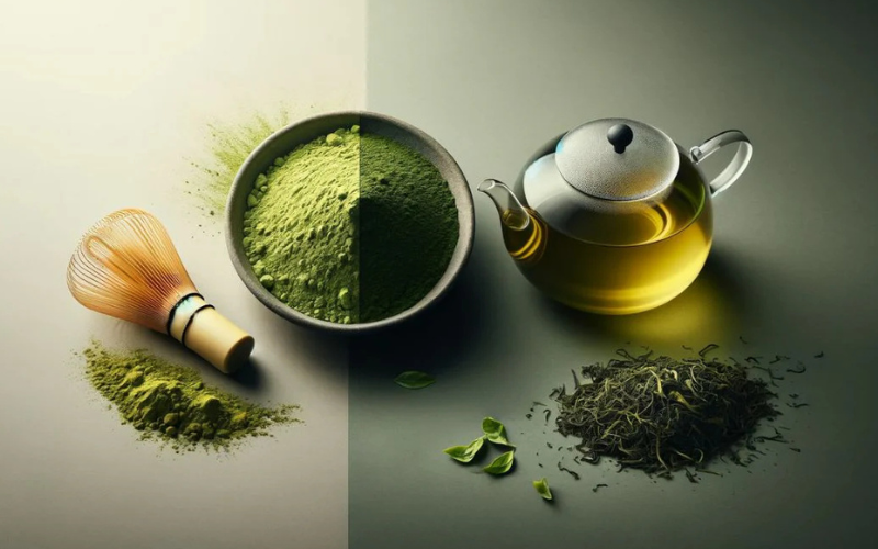 Phân biệt trà xanh và matcha